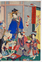 Utagawa%20Yoshiiku%2C%20%3Cb%3E%3Ci%3E%20Kane%20kinchaku%20ojime%20no%20zendama%20%28Virtuous%20Imps%20Vying%20for%20the%20Purse%20Strings%20of%20a%20Nouveau-riche%29%3C%2Fi%3E%3C%2Fb%3E%2C%201860%2C%20%26%23244%3Bban%20triptych%20nishiki-e%20%28color%20woodblock%20print%29%2C%20Gift%20of%20Louis%20and%20Annette%20Kaufman%2C%20public%20domain%2C%2083.67.1C